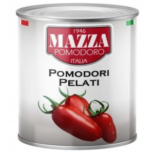 Pomidorai lupti savo sultyse MAZZA, Italija,  800 g / 480 g